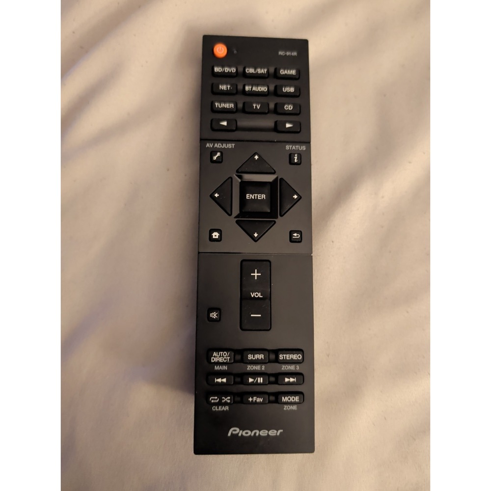 Original Pioneer RC914R Remote Control Reciever SCLX501 SCLX502 VSX1131K VSX831